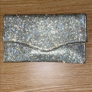Gold and Silver Clutch Purse